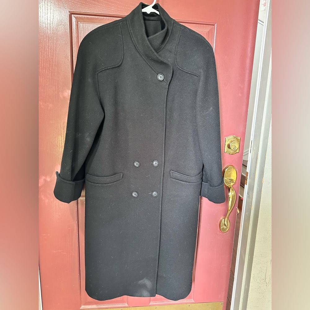 Vintage black Luba Wool coat